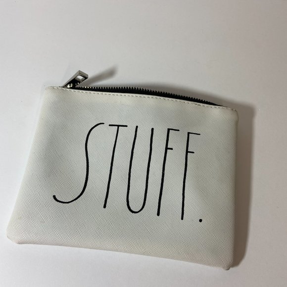 Rae Dunn Zipper Pouch STUFF. - Picture 3 of 6